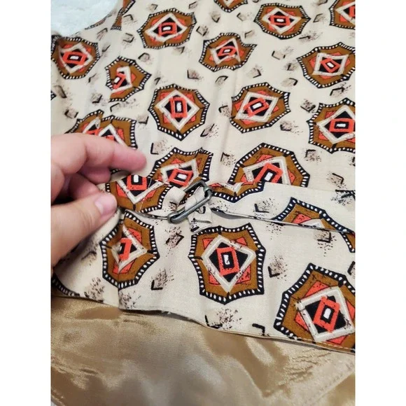 Vintage Cropped Wide Leg Pants 12 Vest Top Medium Set Outfit Bohemian Festival - Picture 4 of 16